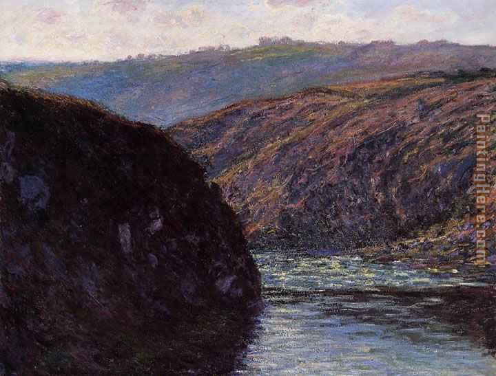 Claude Monet Valley of the Creuse Afternoon Sunlight